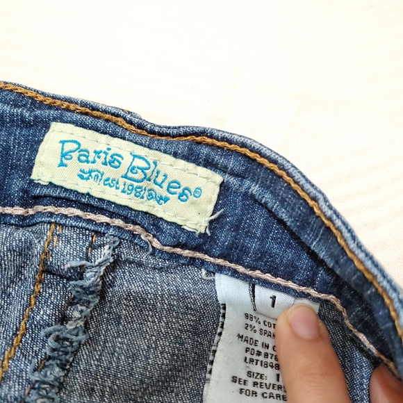 Paris Blues Denim Shorts - Picture 4 of 6